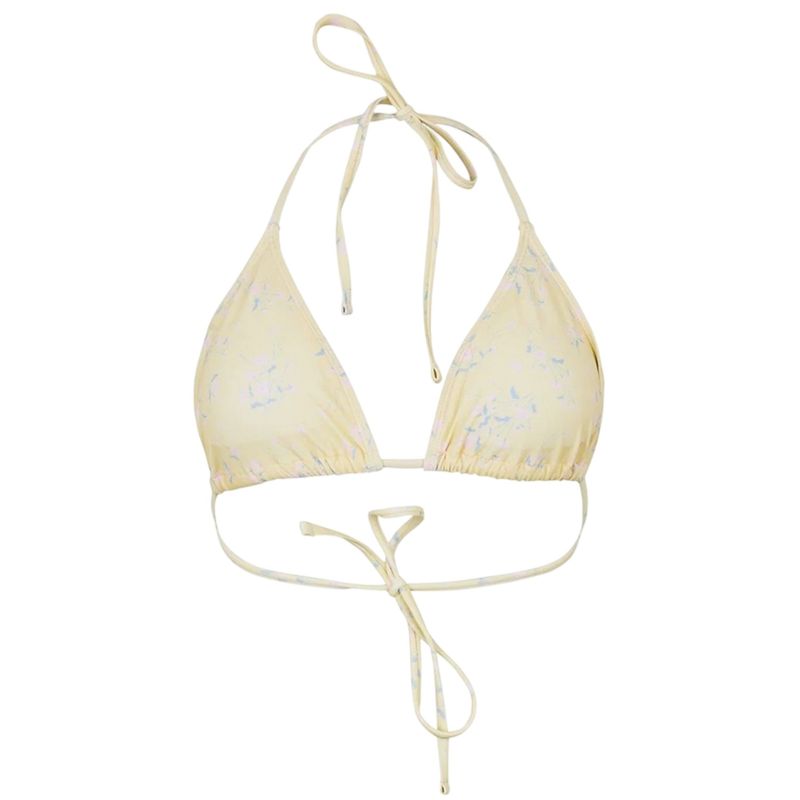 Jack Wills Womens/Ladies Triangle Bikini Top / Buttercup